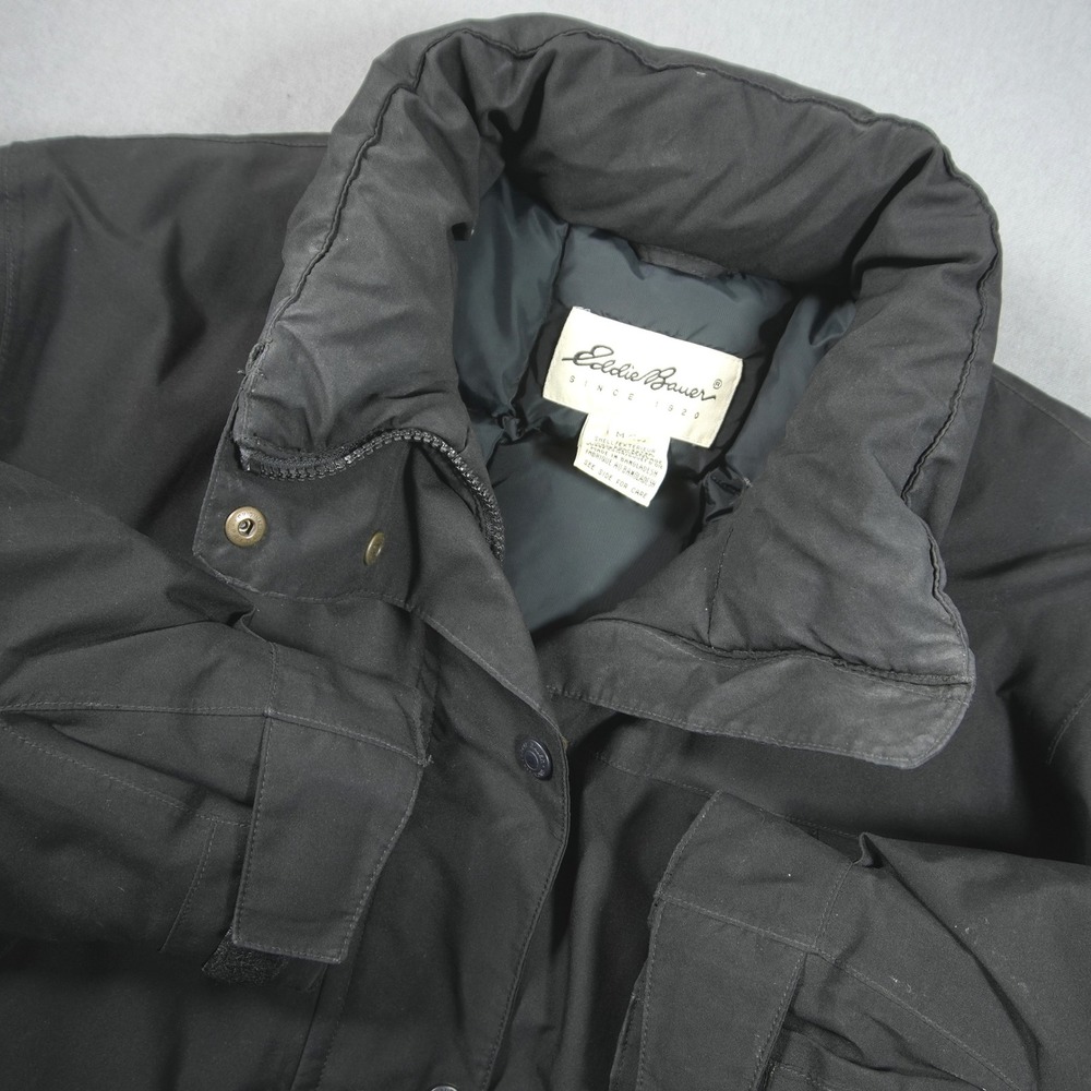 VTG Goose Down Eddie Bauer Gore-Tex Ridge Line Men Parka M Puffer Retro Utility